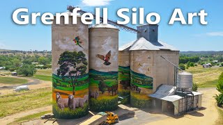 Grenfell Silo Art