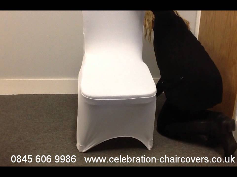 How To Fit A Wedding Chair Cover Sash Youtube