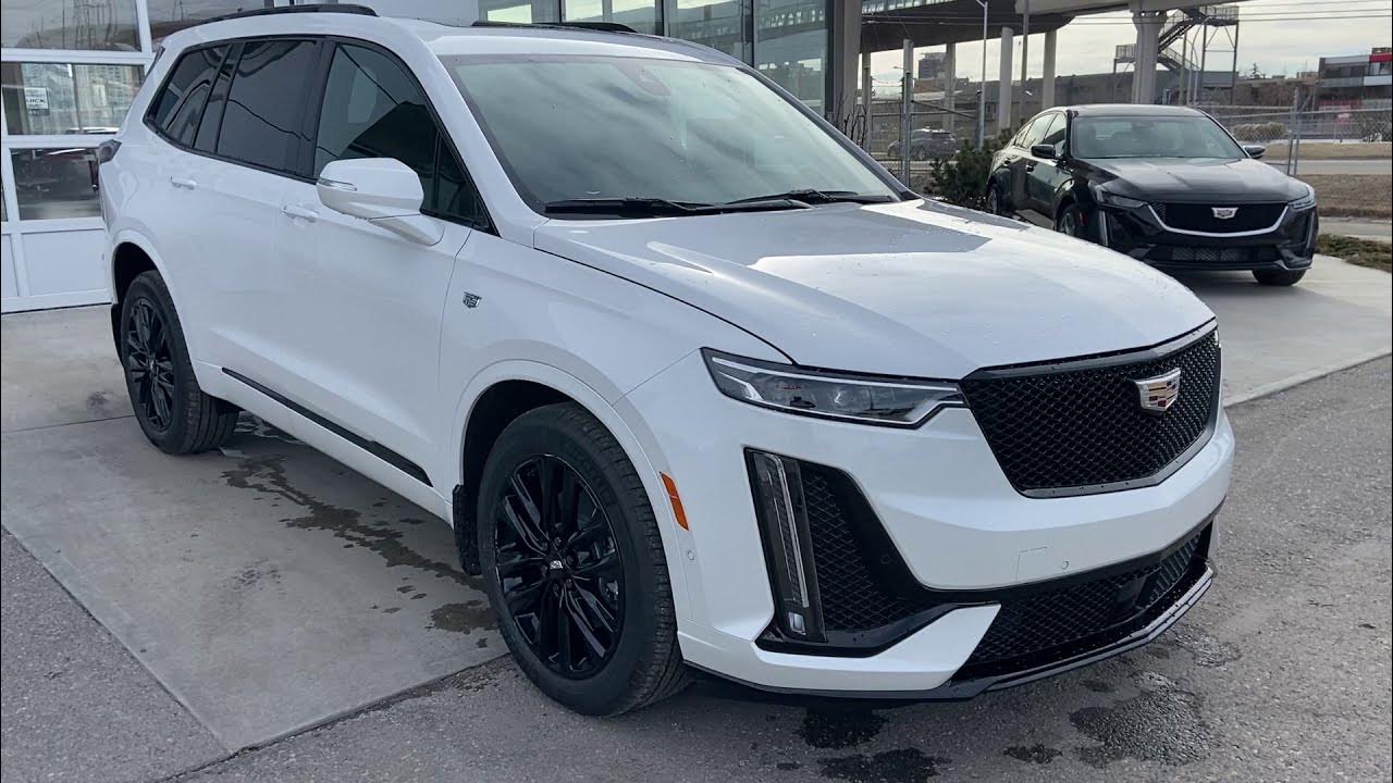 White 2021 Cadillac XT6 Sport Review GSL GM City Calgary YouTube