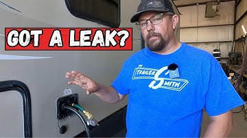 How To Check Your Rv Water System For Leaks