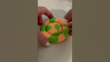 Circle Air Dry Clay Dalgona Cookie #shorts #squidgame #dalgona