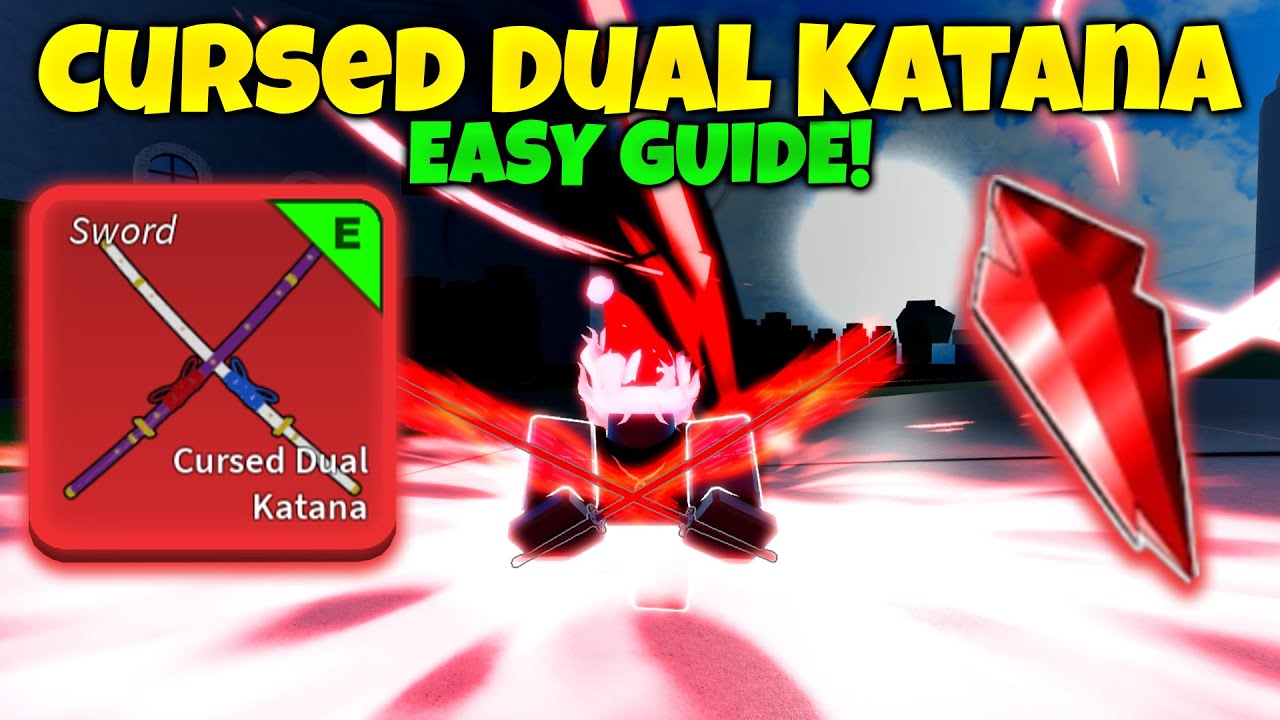 How To Get Cursed Dual Katana ( Puzzle ) *EASY GUIDE* In Blox Fruits 