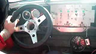 in car  turbo LowBugget 10.90 Super Comp video 1 of 2