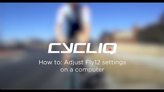 How to: Adjust your Fly12 CE settings via desktop and the CycliqPlus App screenshot 3