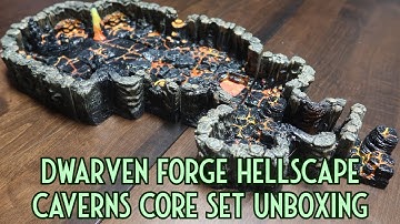 Dwarven Forge Hellscape Caverns Core Set Unboxing