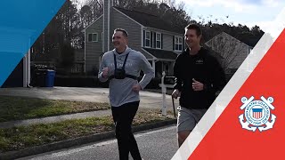Coast Guardsmen run 100 miles for a mental health mission @U.S.CoastGuard