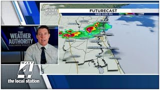 Weather Authority Weekday: Rain in the forecast and the first tropical wave of the year