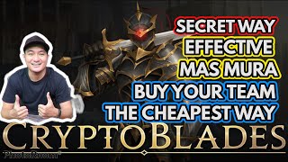 CRYPTOBLADES HOW TO BUY YOUR 4 CHARACTERS FROM BUYING AND SELLING TO SAVE AND EARN MORE SKILL