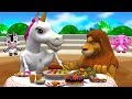 Lion And Unicorn | Song for Kids | Kindergarten Nursery Rhymes for Children by Little Treehouse