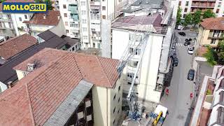 Installazione gru a torre