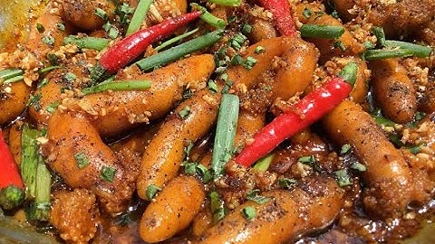 Trời mưa thì ăn gì ngon - TRỨNG CÁ NGỪ KHO TIÊU| Con Ba Bỉnh | Món ngon chuẩn gia đình