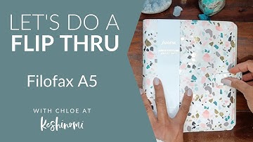 Planner flip through - Filofax A5 Organiser Review