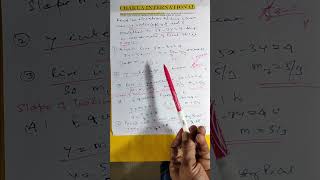 COORDINATE GEOMETRY   JEE MAIN ADVANCE