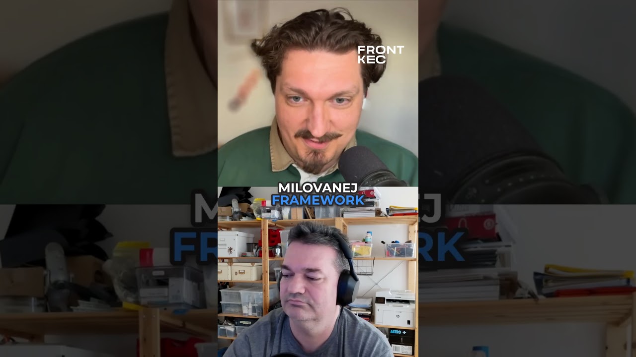 Riki Fridrich a Robin Pokorný v podcastu FrontKec: Hodnocení Next.js #frontend #nextjs #shorts