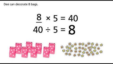Math 4 -2 Use Multiplication to Divide with 2, 3, 4, and 5