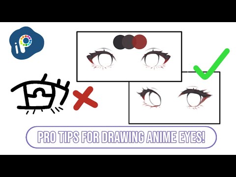 TUTORIAL MENGGAMBAR MATA ANIME DI IBIS PAINT X - HOW TO DRAW ANIME EYES ...