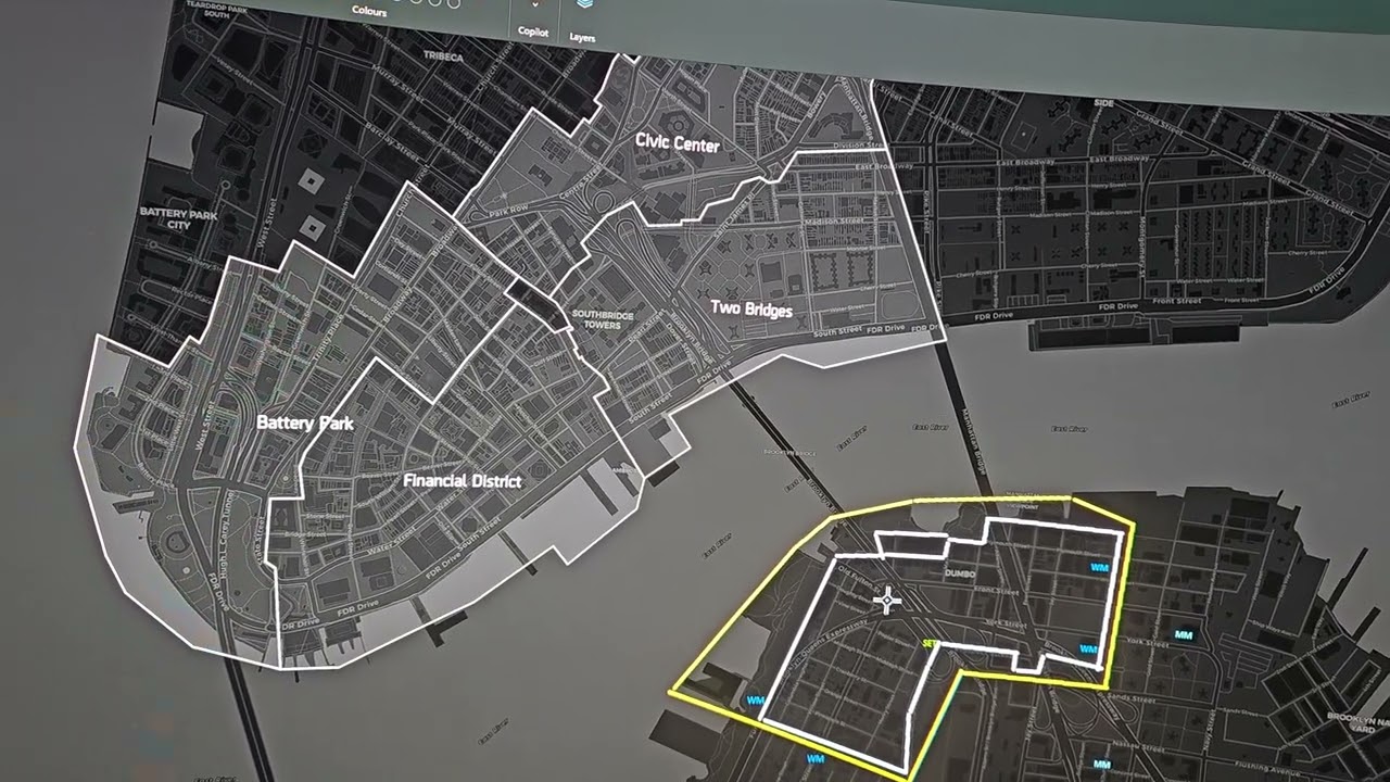 Tom Clancy's The Division 2 Battle For Brooklyn DLC map comparison size