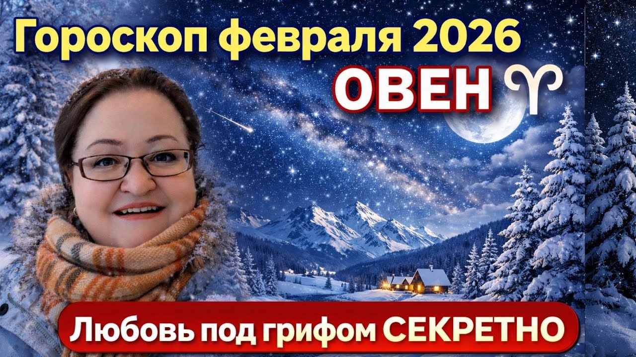ОВЕН - Гороскоп февраля 2026. Месяц, когда вы меняете кожу и начинаете новую главу своей книги жизни