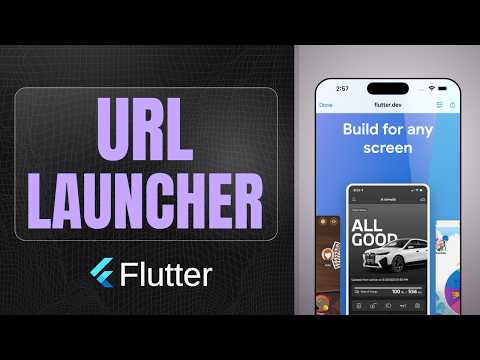 Url Launcher | Open any website in Flutter App