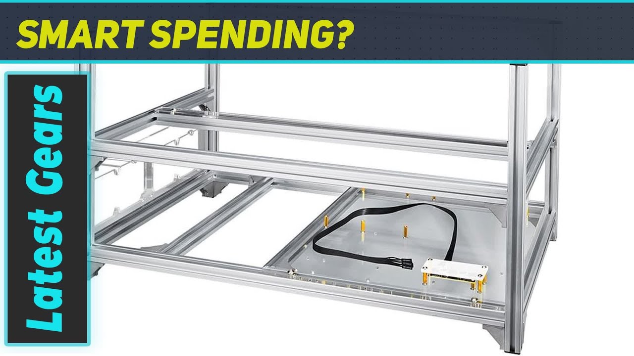 BaselTek 6 GPU Aluminum Mining Rig Open Air Frame Case: The Ultimate Mining Solution!