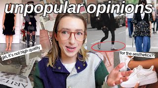 my beauty and fashion hot takes (girl, they're tricking us into thinking it's higher quality)