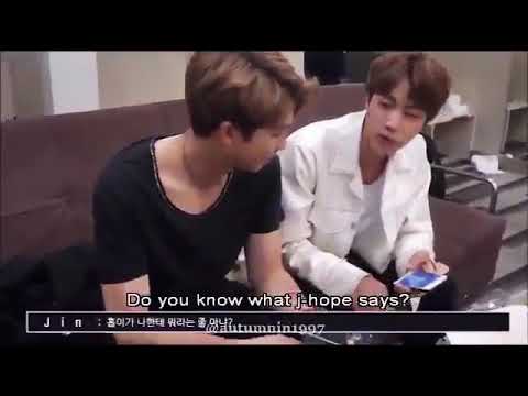 [랩진]jin's rap lessons with namjoon [BTS MEMORIES OF 2017]