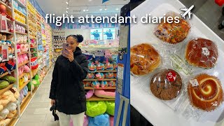flight attendant diaries ep.14 ✈️🧁 NY 4 day mukbang!