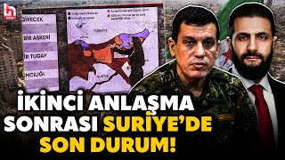 Suri̇yede Dengeler Deği̇şti̇ İşte 2. Anlaşma Sonrası Bölgede Son Durum Gözde Şeker Haritada Anlattı
