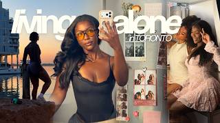 LIVING ALONE in TORONTO | getting my life together, summer maintenance + influencer events