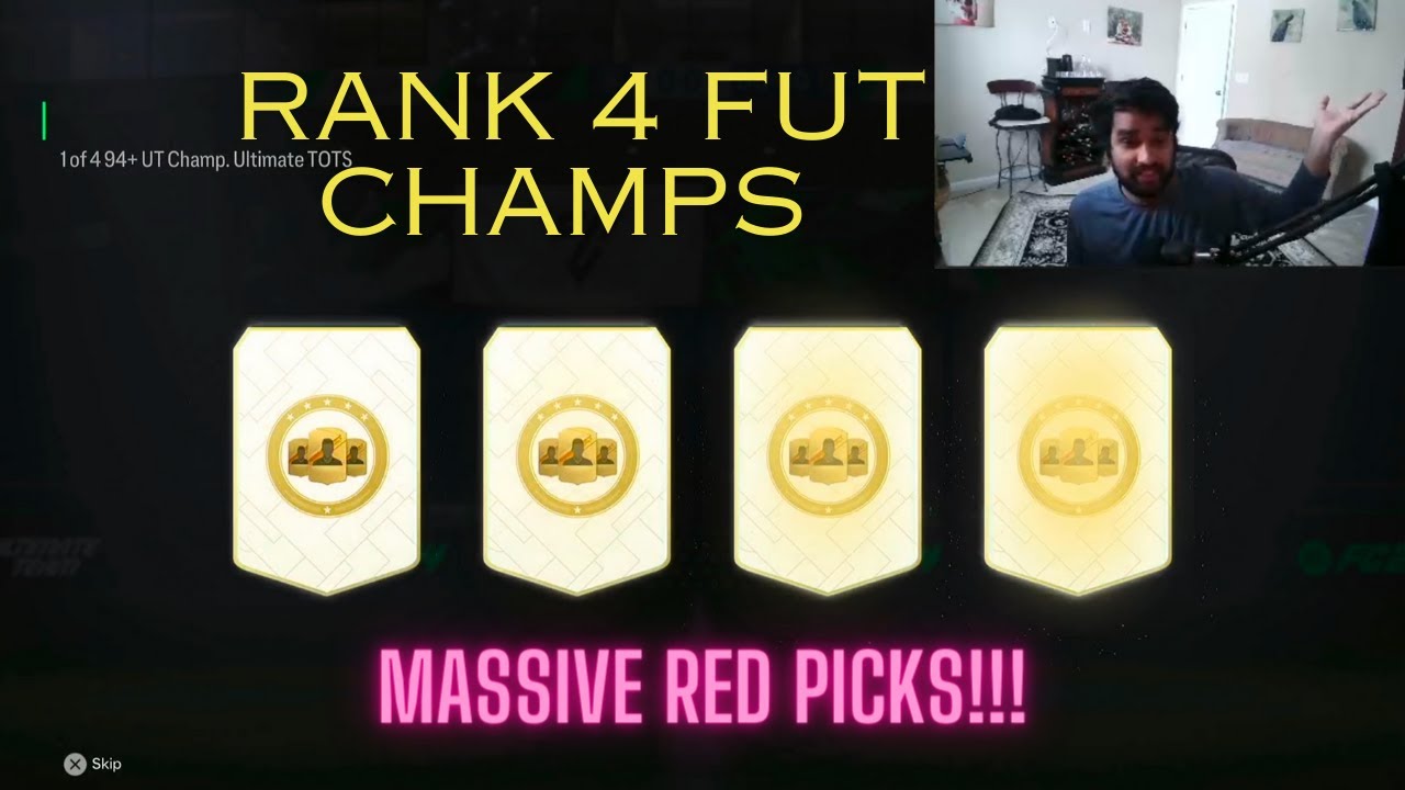 My red player picks from ULTIMATE TOTS FUT CHAMPS on EA FC'24!