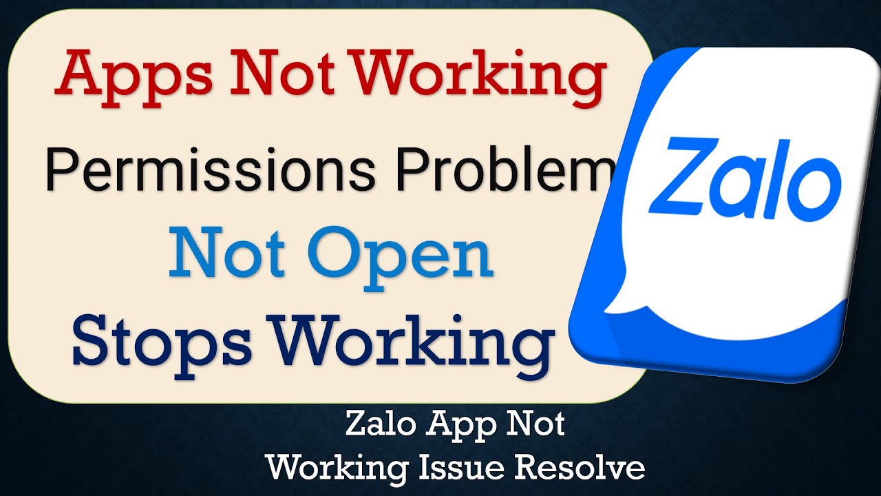 How To Fix Zalo App not working | Not Open | Space Issue | Network ...