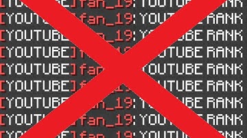 Why I Do Not Have The YouTube Rank (Hypixel Skyblock)