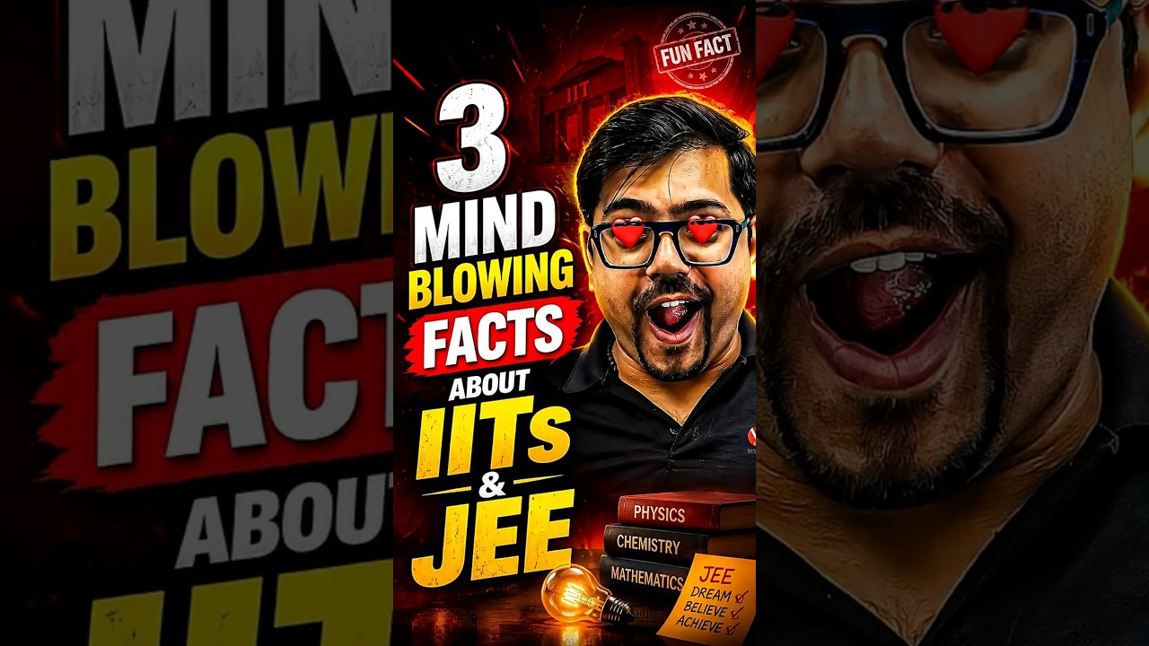 😱 3 Crazy Facts About IIT & JEE! #jee #jeemains #jeeexam #iit #jee2026 #jee2027 #shorts
