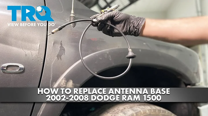 Cómo reemplazar la base de la antena en Dodge Ram 1500 2002-2008