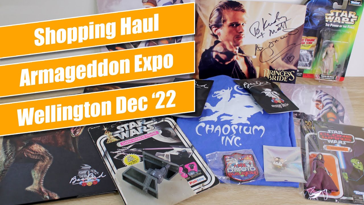 Shopping Haul from Armageddon Expo Wellington Dec 2022 Star Wars