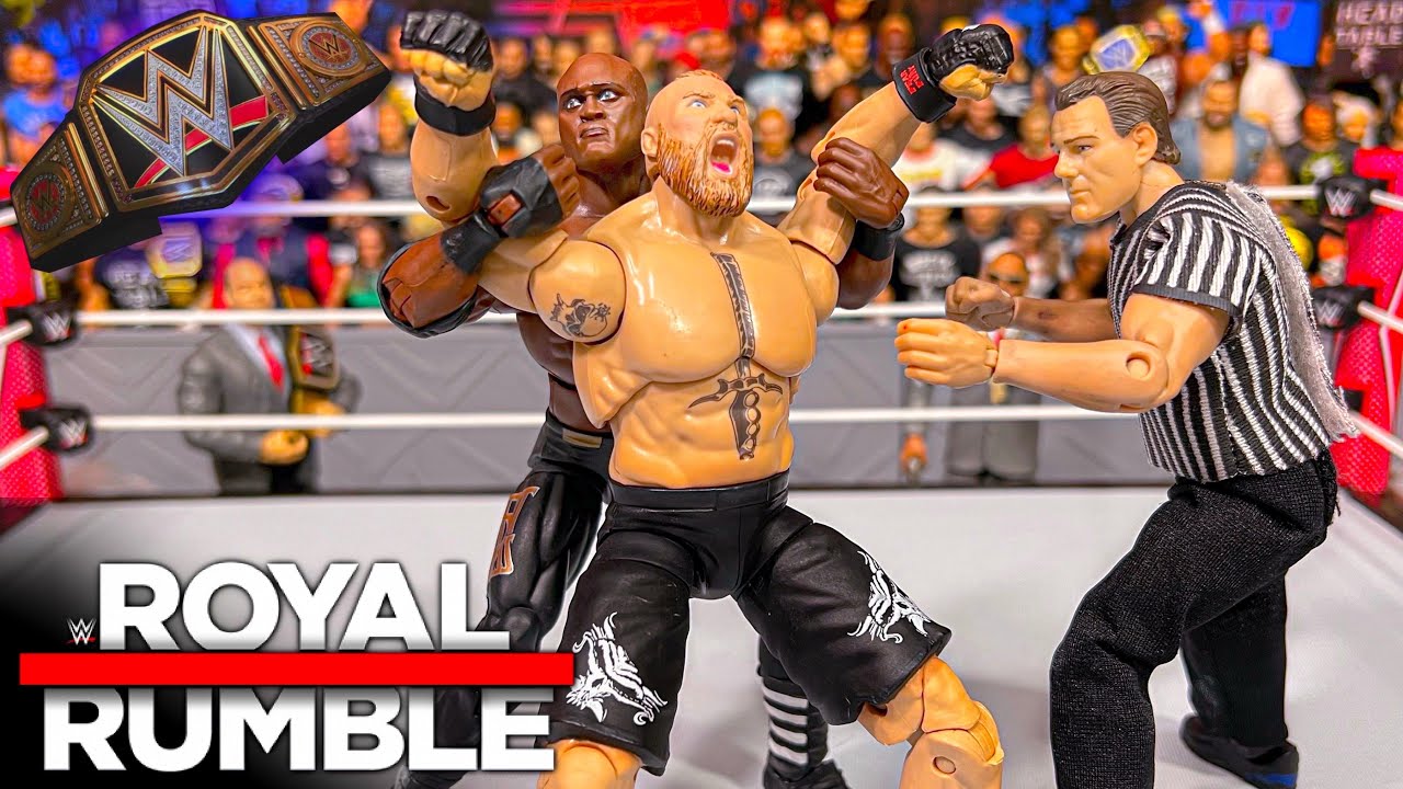 WWE ROYAL RUMBLE 2022 - BROCK LESNAR VS BOBBY LASHLEY