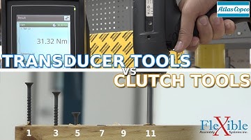 Clutch Tools VS Transducer Tools - Atlas Copco TBP Pulse Tool