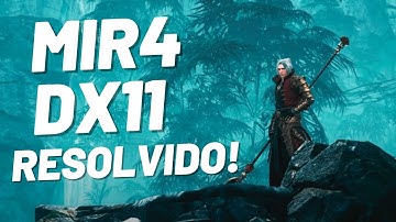 ERRO DX11 Feature Level 10.0 NO MIR4 em 2023 (RESOLVIDO)
