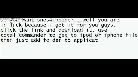 how to get Snes4Iphone 2.5.0