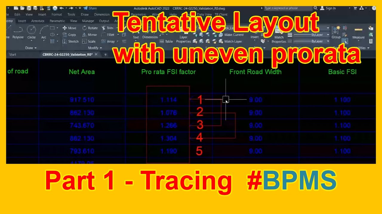 Tpclient TP Client Tracing 1 of Tentative layout for uneven prorata #mahavastu # ...