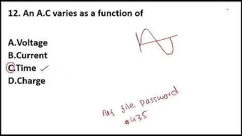 Alternating Current MCQs||Physics Chapter 16 MCQs||