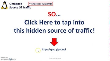 Untapped Source Of Traffic