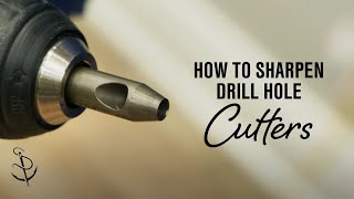 How to Sharpen Sailrite® Drill Hole Cutters