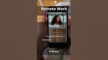 Invite to a meeting  English for remote work #virtualwork #onlinecollaboration