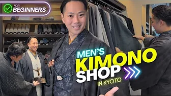 Kyoto’s Welcome Spot for Men’s Kimono Beginners – A Local’s Pick