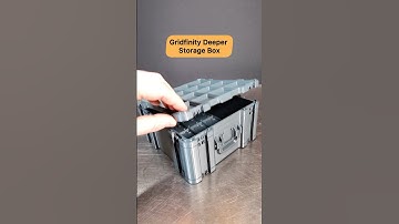 3D Printing a Gridfinity Deeper Storage Box (12U) by cmoss via Makerworld. Printed on a Bambu X1C