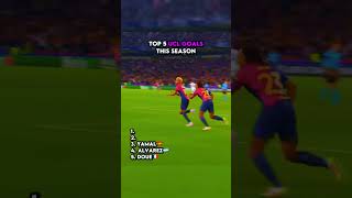These 5 UCL Goals are INSANE #football #viral