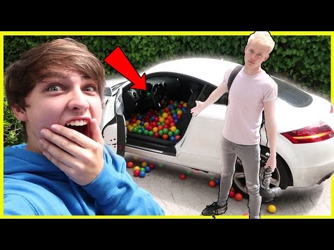 3,000-rainbow-balls-in-best-friend's-car-|-*prank-challenge*-|-colby-brock