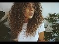 Curly Hair Routine + DIY Hair Cut