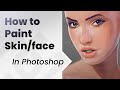 How to paint in photoshop _ Skin